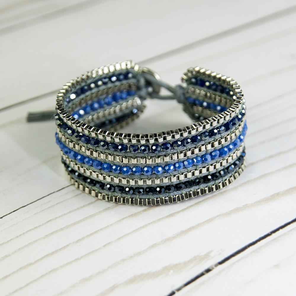 Looped Bracelet -Sapphire
