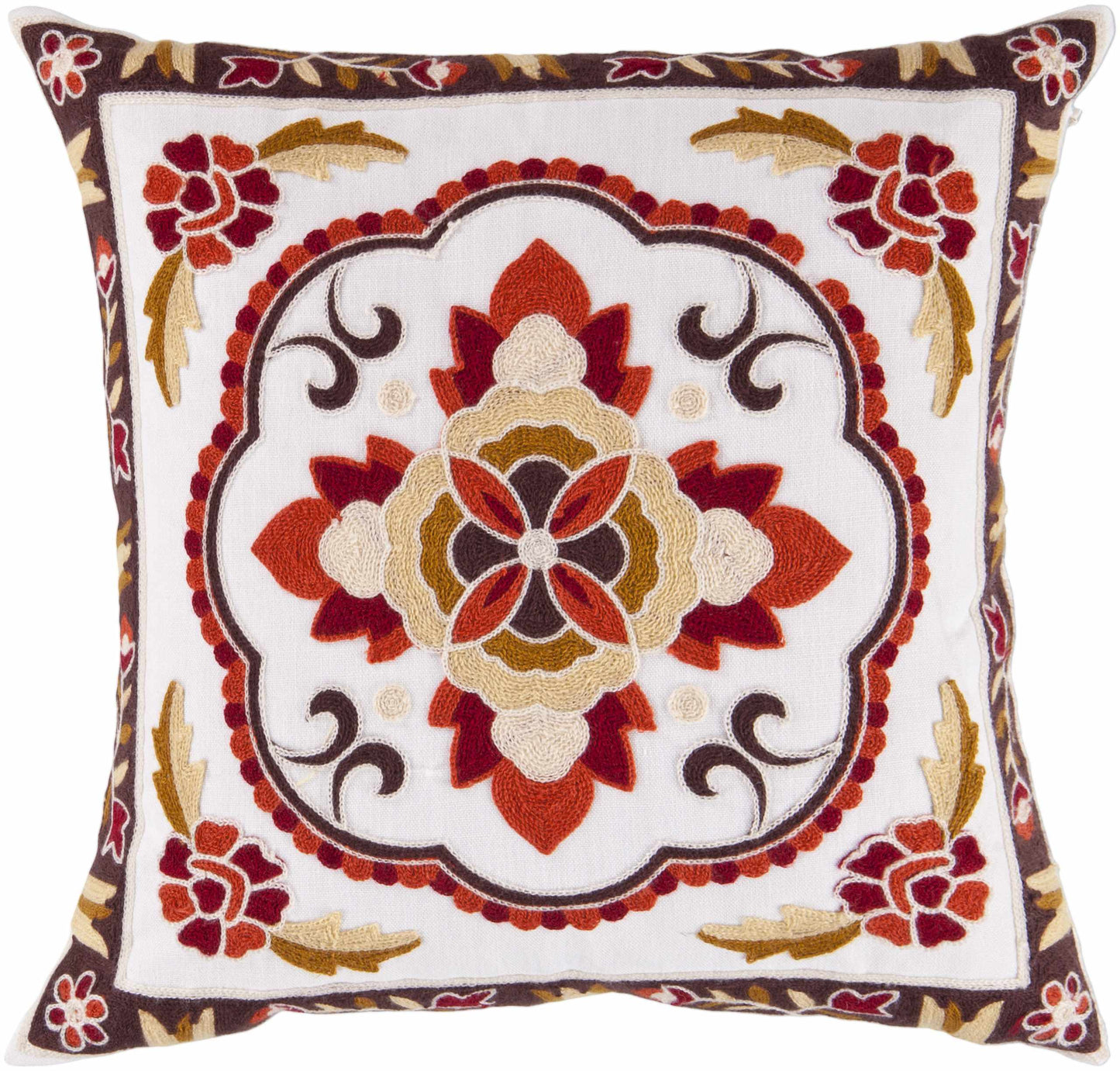 Elmaton Ivory Pillow Cover Woven 100% Polyester for Elegant Home Decor - Rosetta Creative Boutique