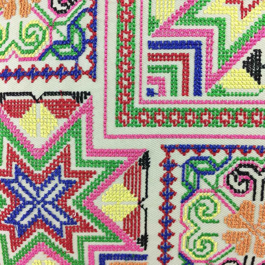Needlepoint Tassel Pillow Cover