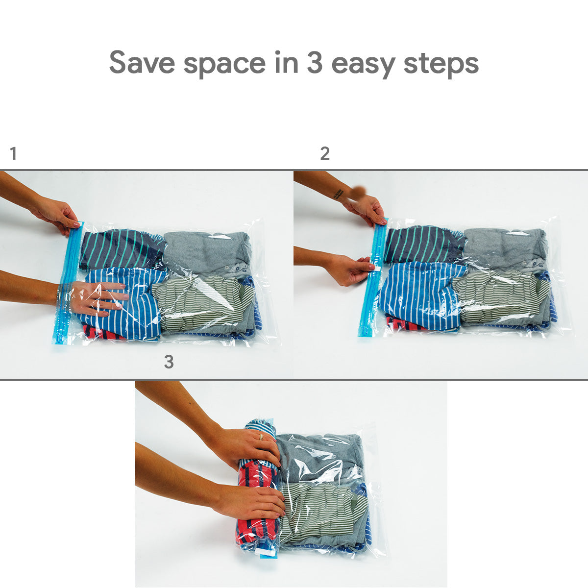 Compression Storage Travel Bags for Luggage Organization and Efficient Packing - Rosetta Creative Boutique