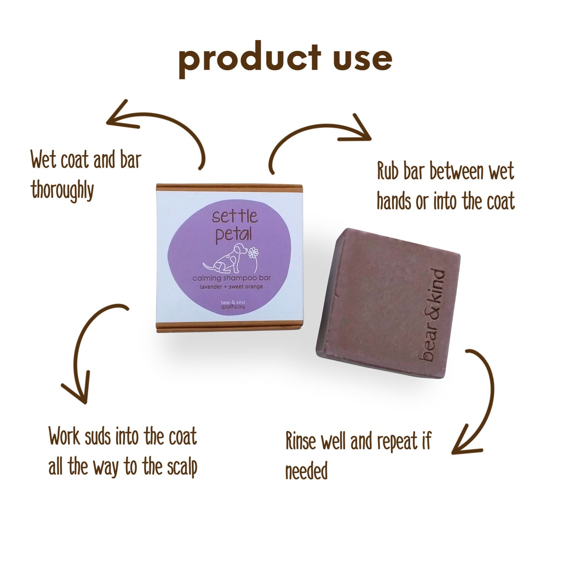 Bear And Kind Shampoo Bar Premium Gift Set Travel Tin - Rosetta Creative Boutique