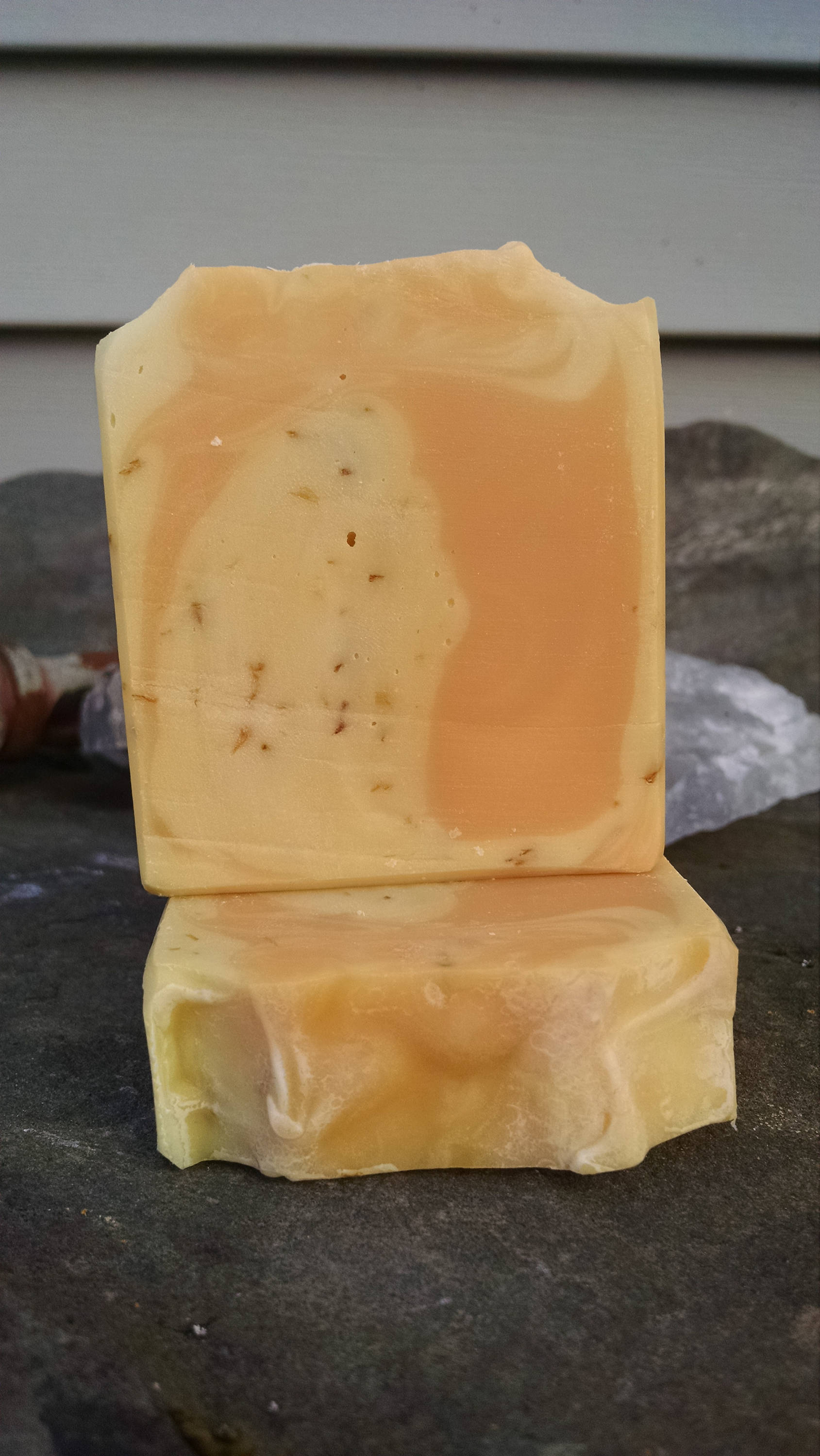 Sunrise Natural Orange Calendula Soap With Shea Butter - Rosetta Creative Boutique