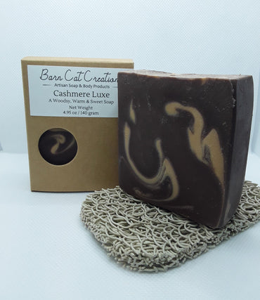 Cashmere Luxe Unisex Soap Cocoa Cashmere Woodsy Scent - Rosetta Creative Boutique