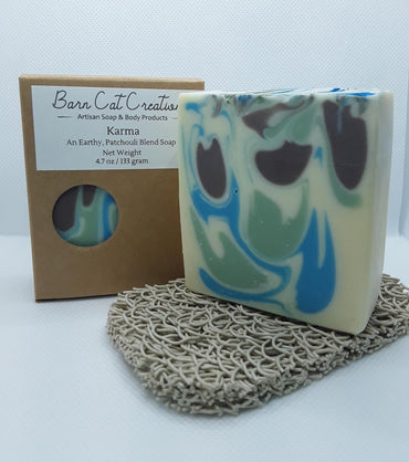 Karma Patchouli Soap Grapefruit Tonka Absolute Handmade - Rosetta Creative Boutique