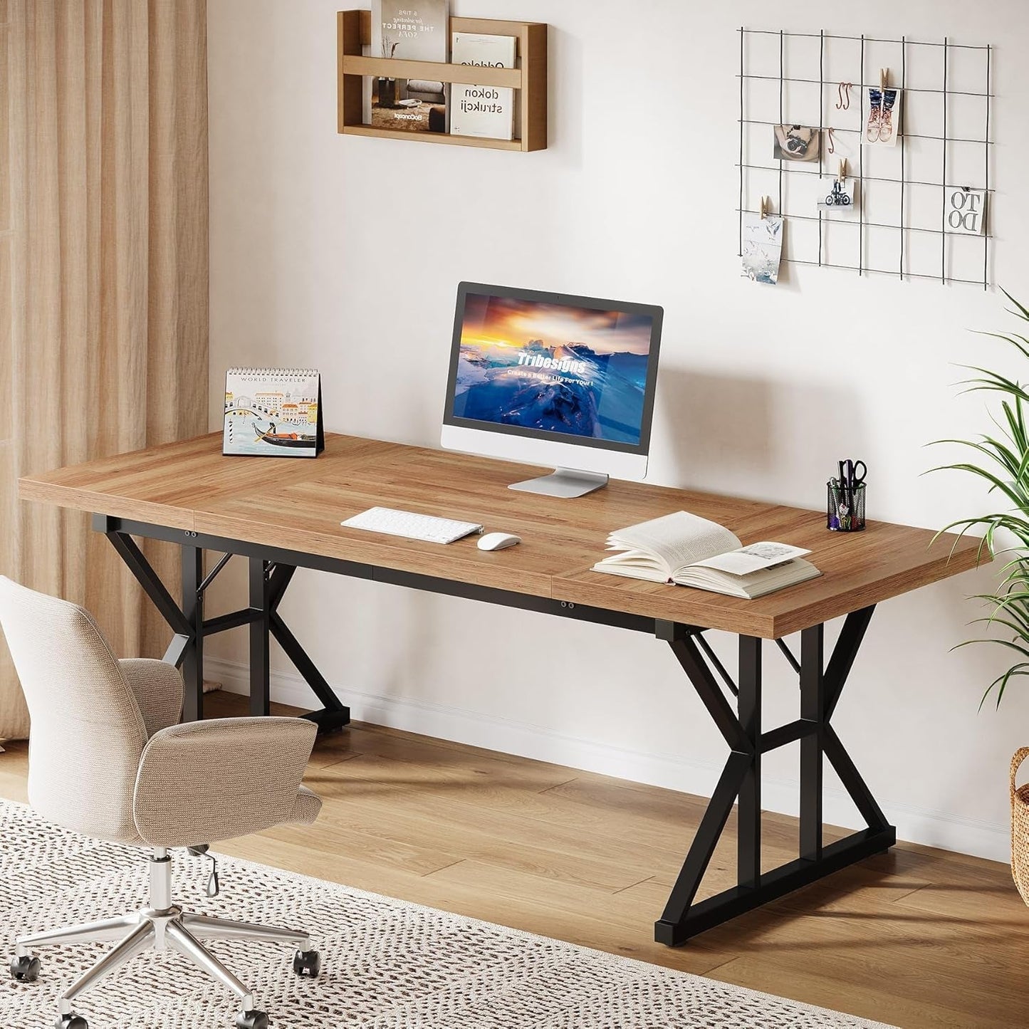 industrial home office desk