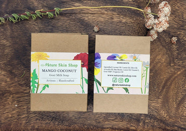 Mango Coconut Goat Milk Soap For Dry Sensitive Skin - Rosetta Creative Boutique