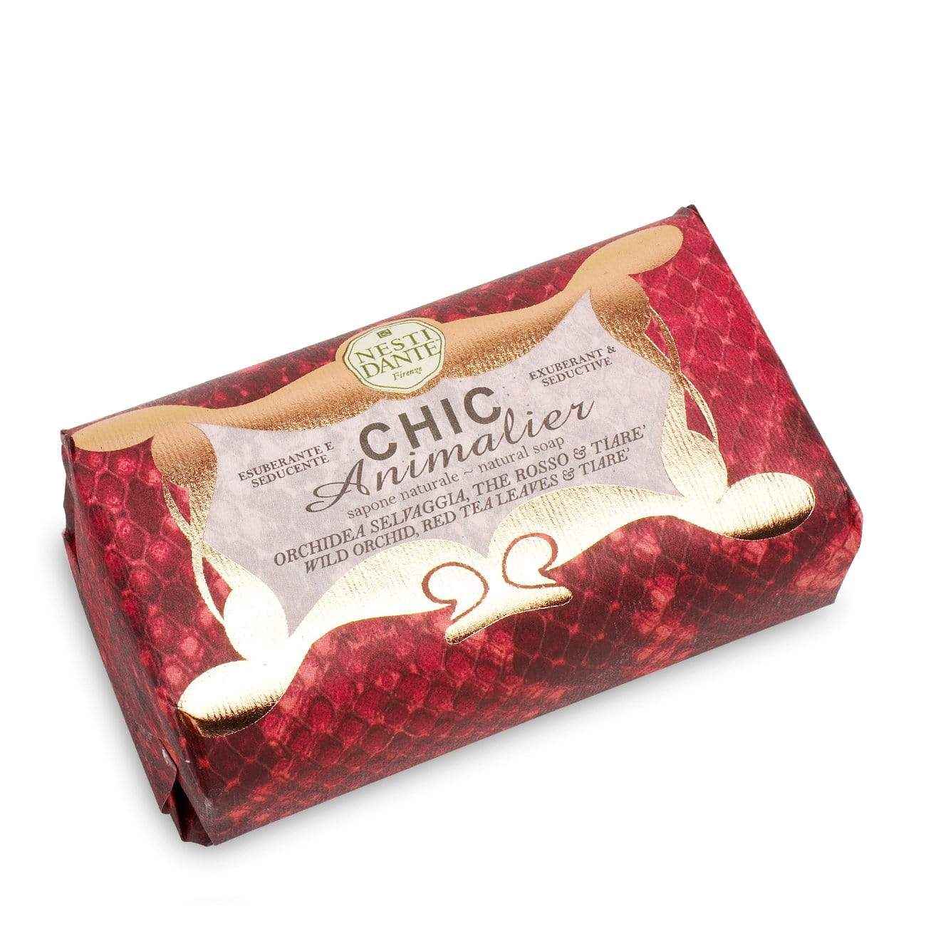 Nesti Dante Chic Animalier Red Phyton Soap 250g Bar