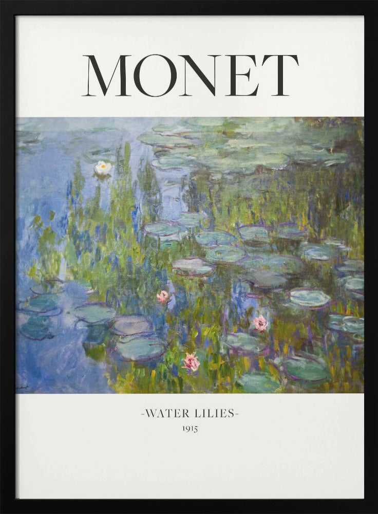 Water Lilies 1915 Monet Wall Art Print Claude Monet - Rosetta Creative Boutique