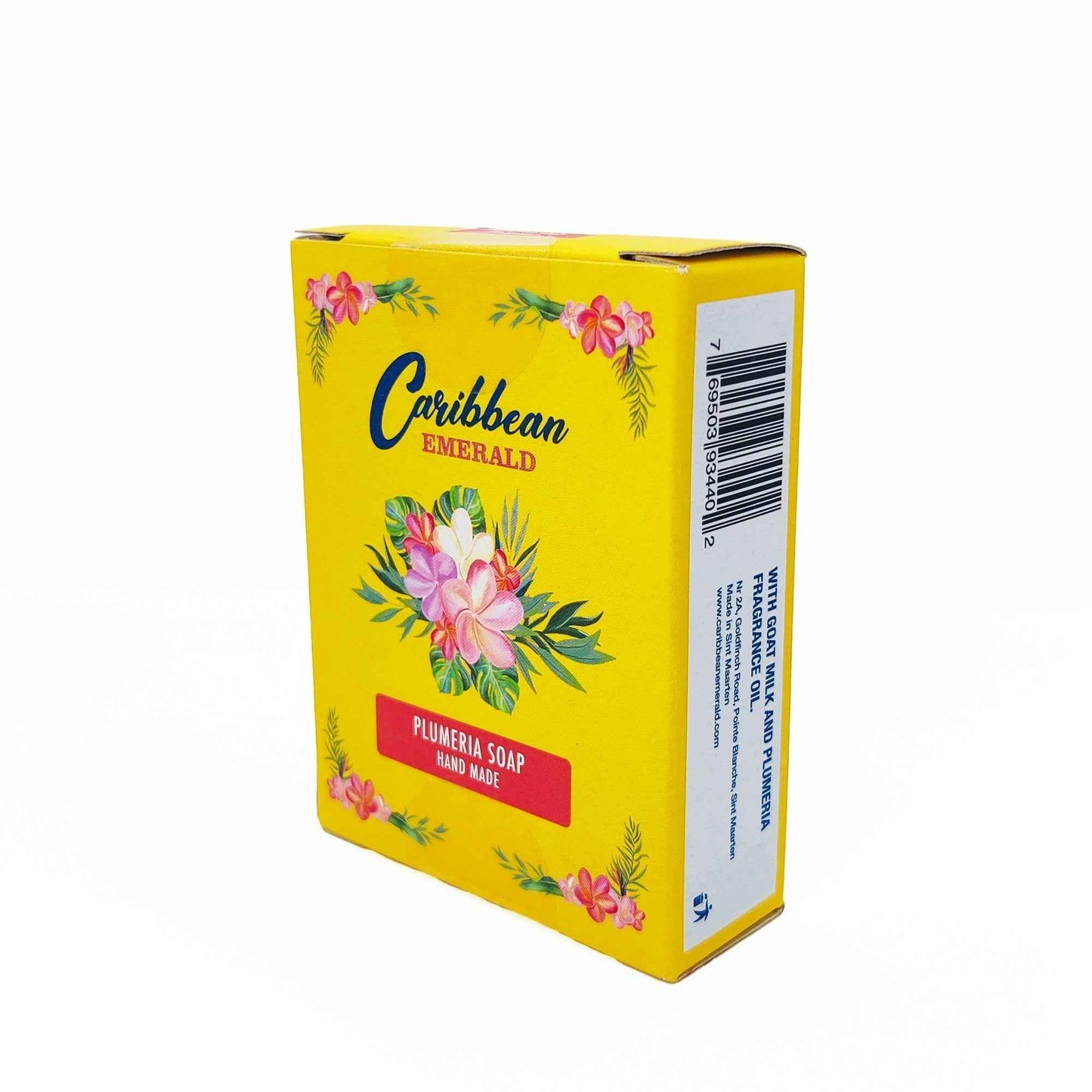 Plumeria Soap Caribbean Emerald Handmade Natural Oils Tropical Fragrance Gift