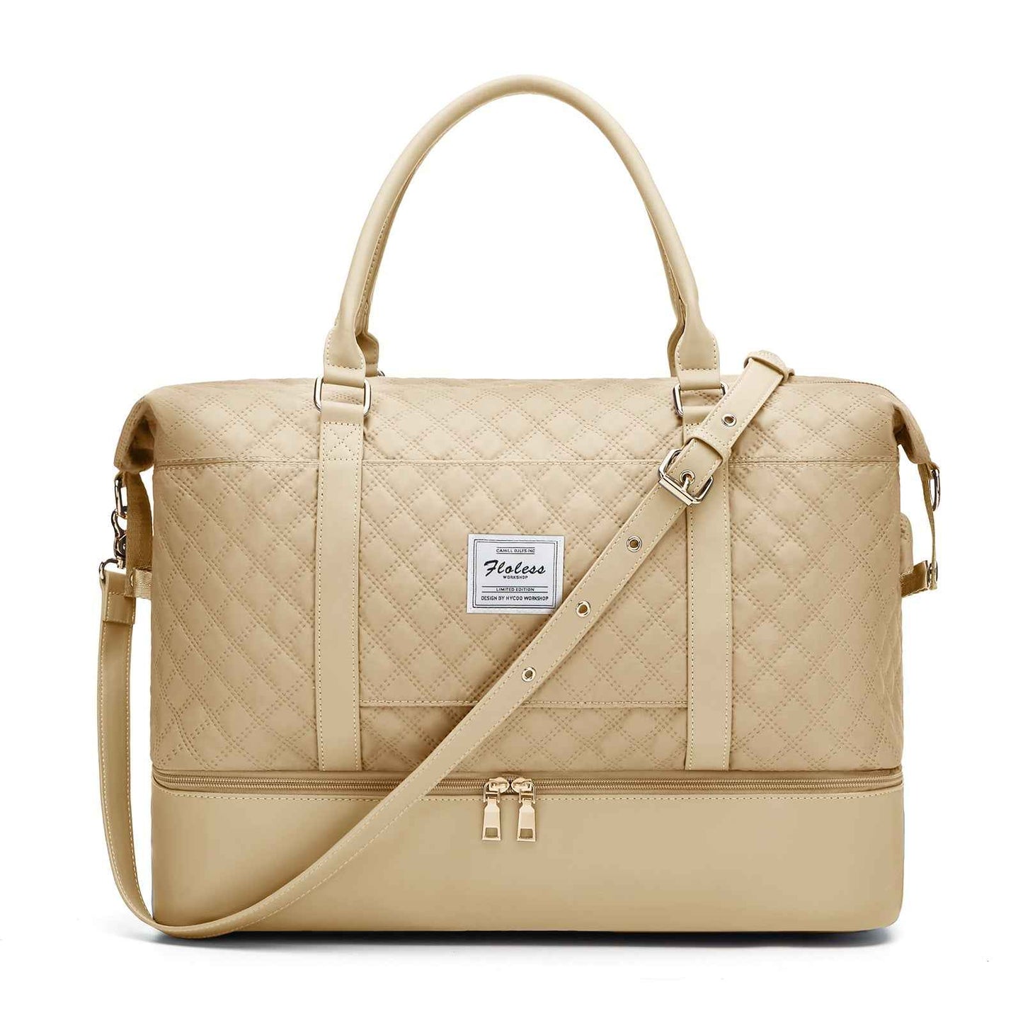 Quilted Business Overnight Travel Duffel Bag