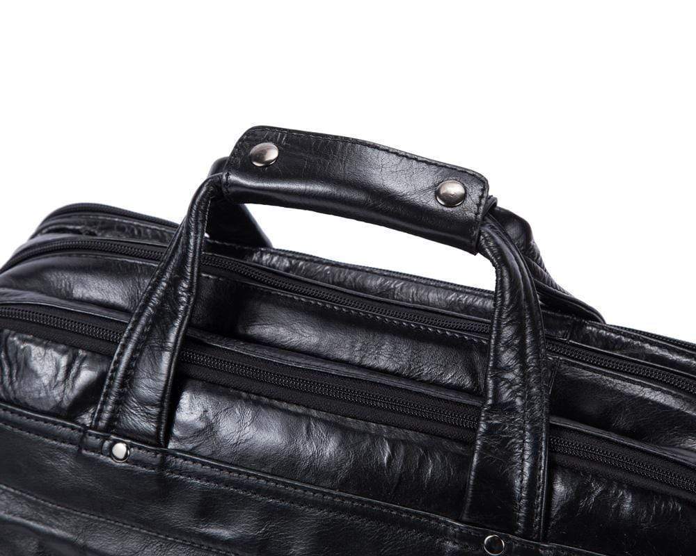 Rossie Viren Vintage Cowhide Leather Briefcase for Stylish Professionals - Rosetta Creative Boutique