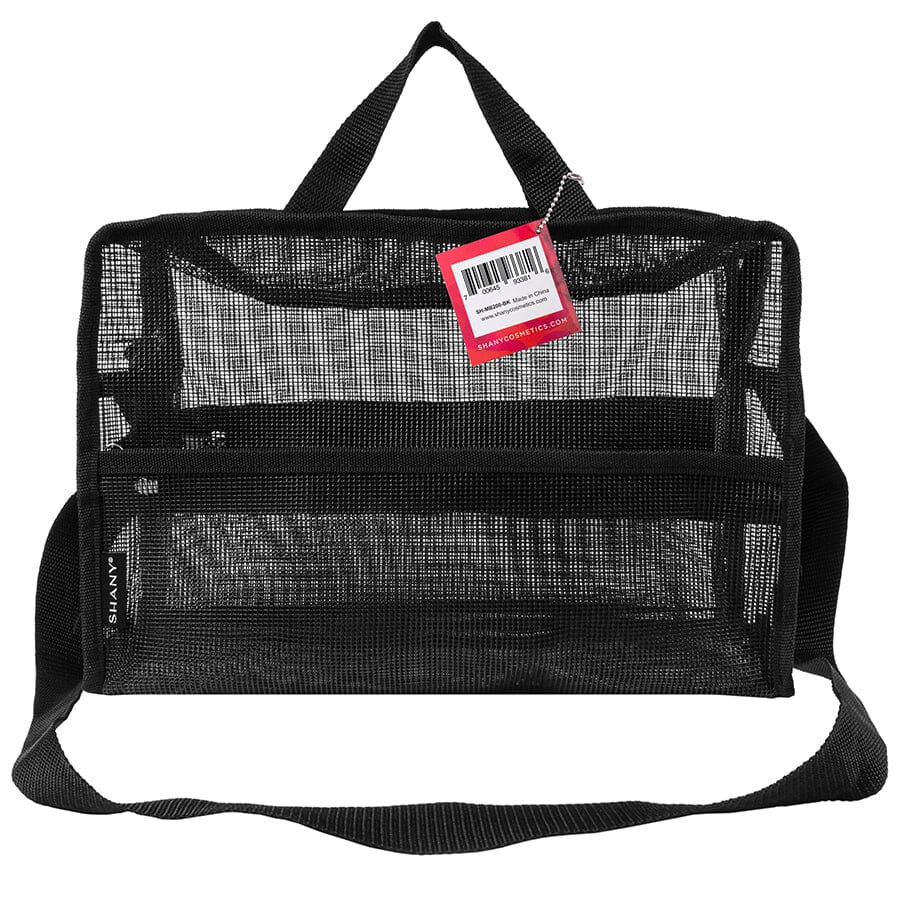 Collapsible Mesh Bag and Travel Tote in Black - Versatile and Convenient Solution - Rosetta Creative Boutique