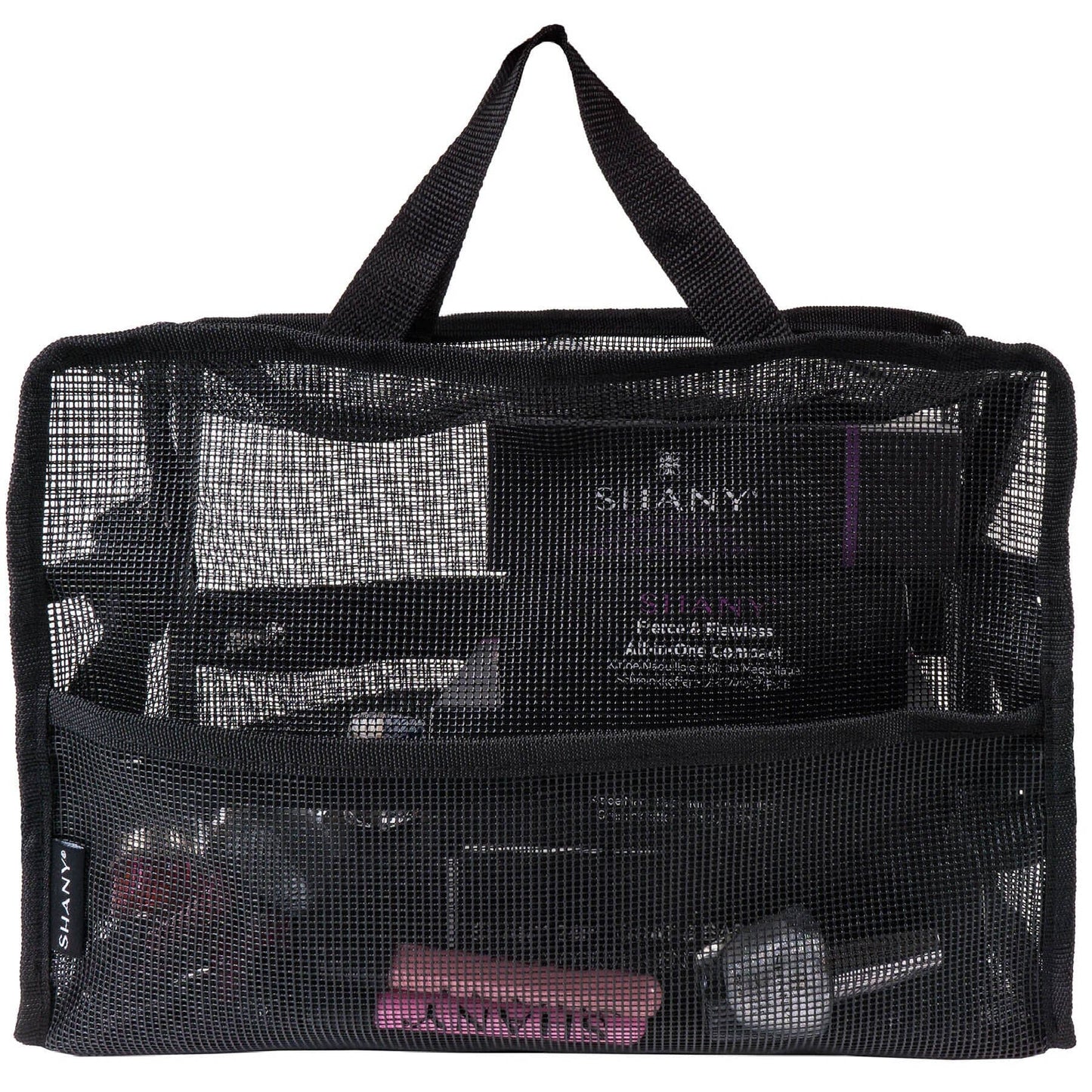 Collapsible Mesh Bag and Travel Tote in Black - Versatile and Convenient Solution - Rosetta Creative Boutique