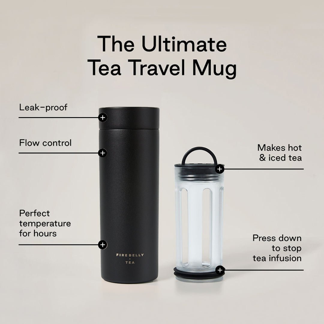 Stop Infusion Travel Mug With Infuser For Tea On The Go - Rosetta Creative Boutique