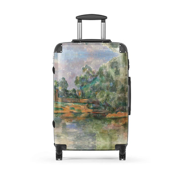 Paul Cezanne View of the Seine Reflections Hard-Shell Suitcase - Stylish and Durable Travel Companion - Rosetta Creative Boutique