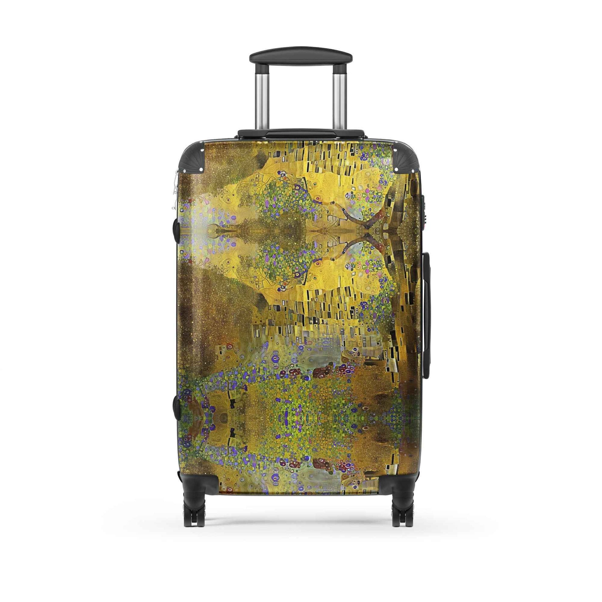 Klimt-Style Suitcase | Abstract Reflections Hard-Shell Luggage by Rosetta Creative Boutique - Rosetta Creative Boutique
