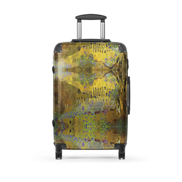Klimt-Style Suitcase | Abstract Reflections Hard-Shell Luggage by Rosetta Creative Boutique - Rosetta Creative Boutique