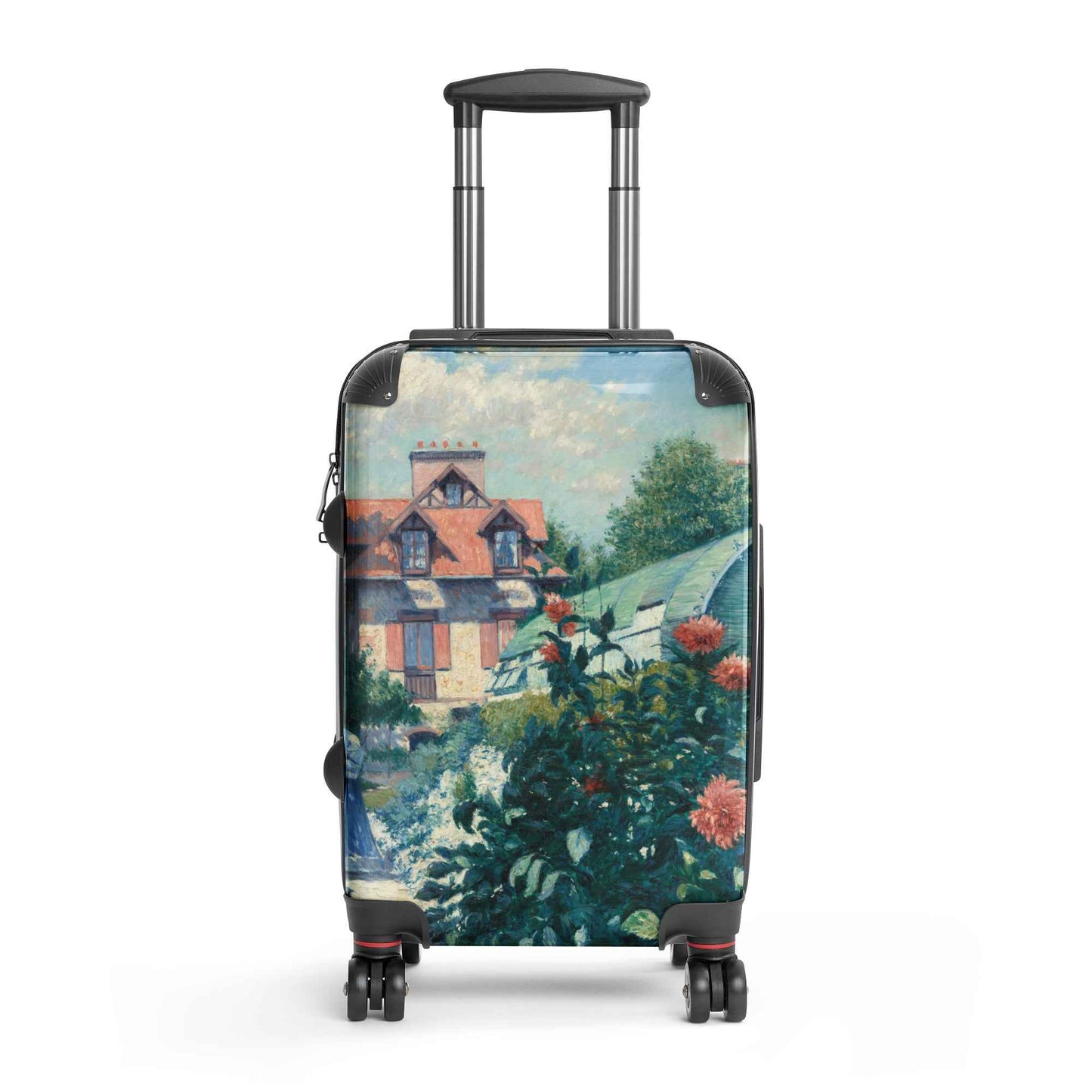 Dahlia Suitcase - Artistic Hard-Shell Suitcase for Garden Lovers - Rosetta Creative Boutique