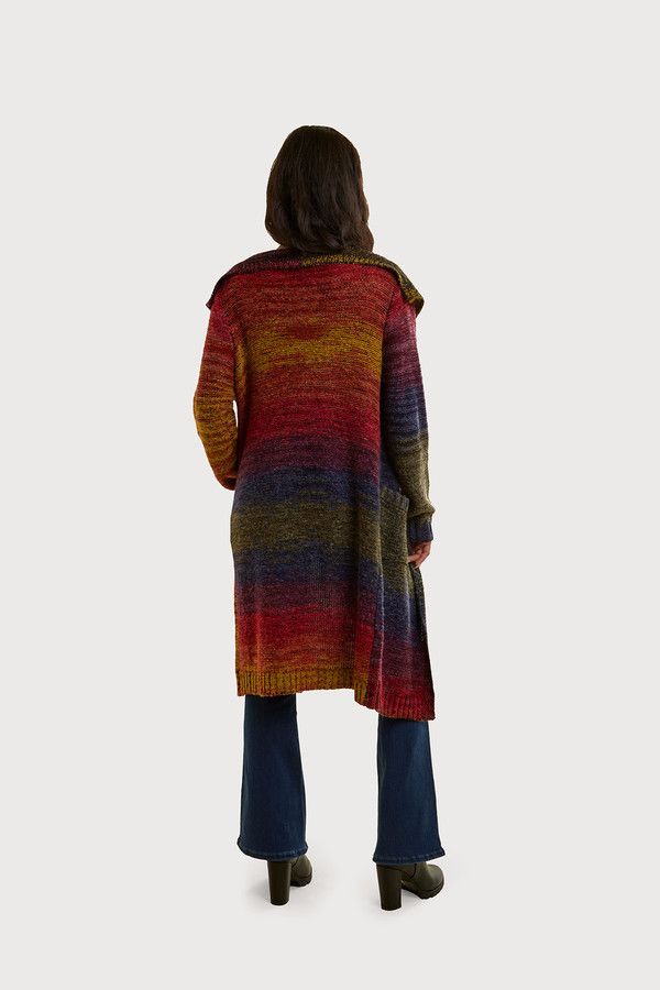 Rainbow Long Cardigan