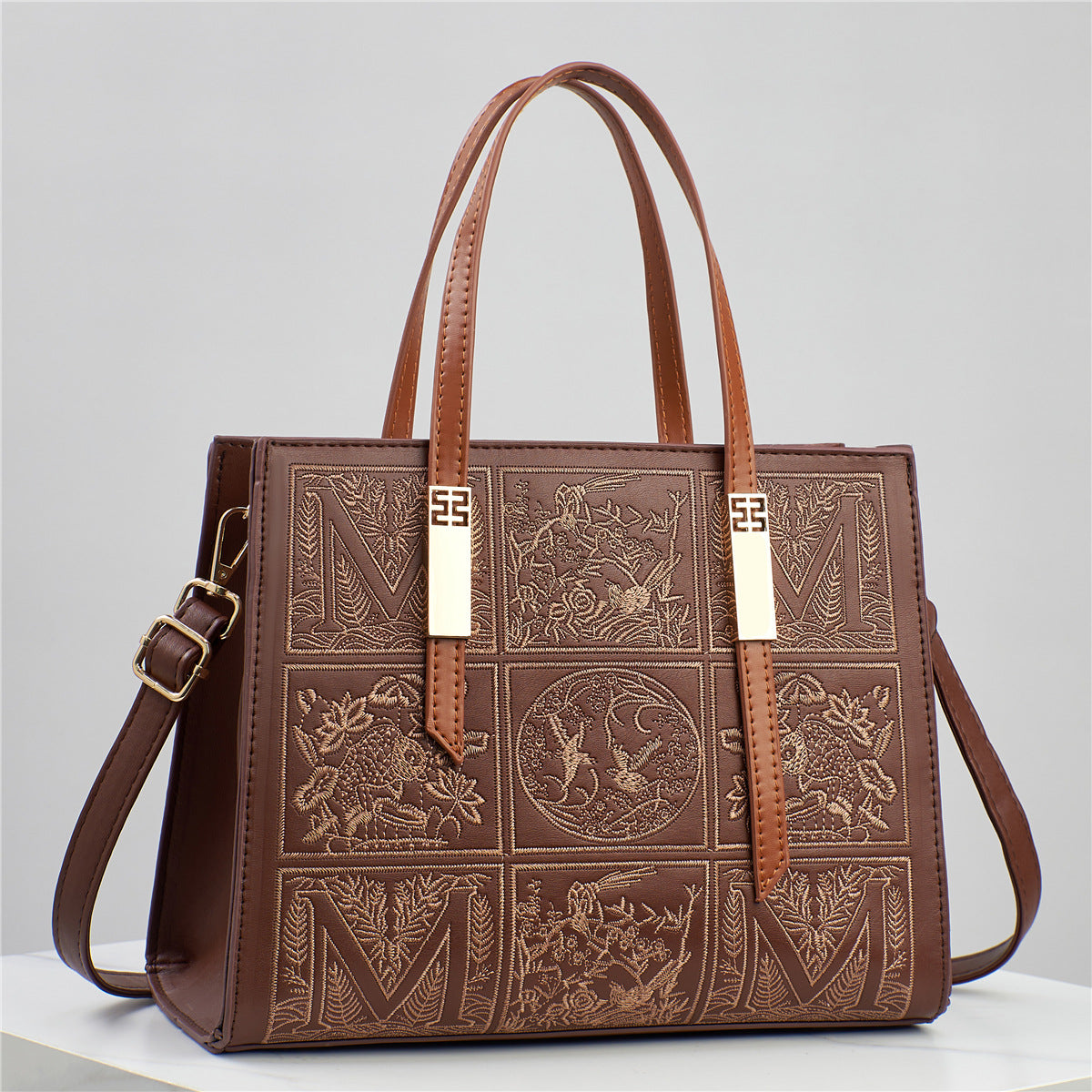The City Muse Messenger – Soft-Touch Vegan Leather Shoulder Bag
