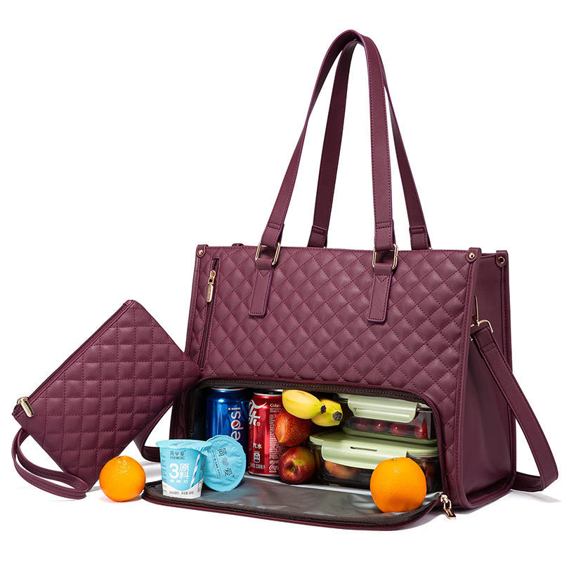 Fashionable Insulated Lunch Tote Bag For Women Crossbody - Rosetta Creative Boutique