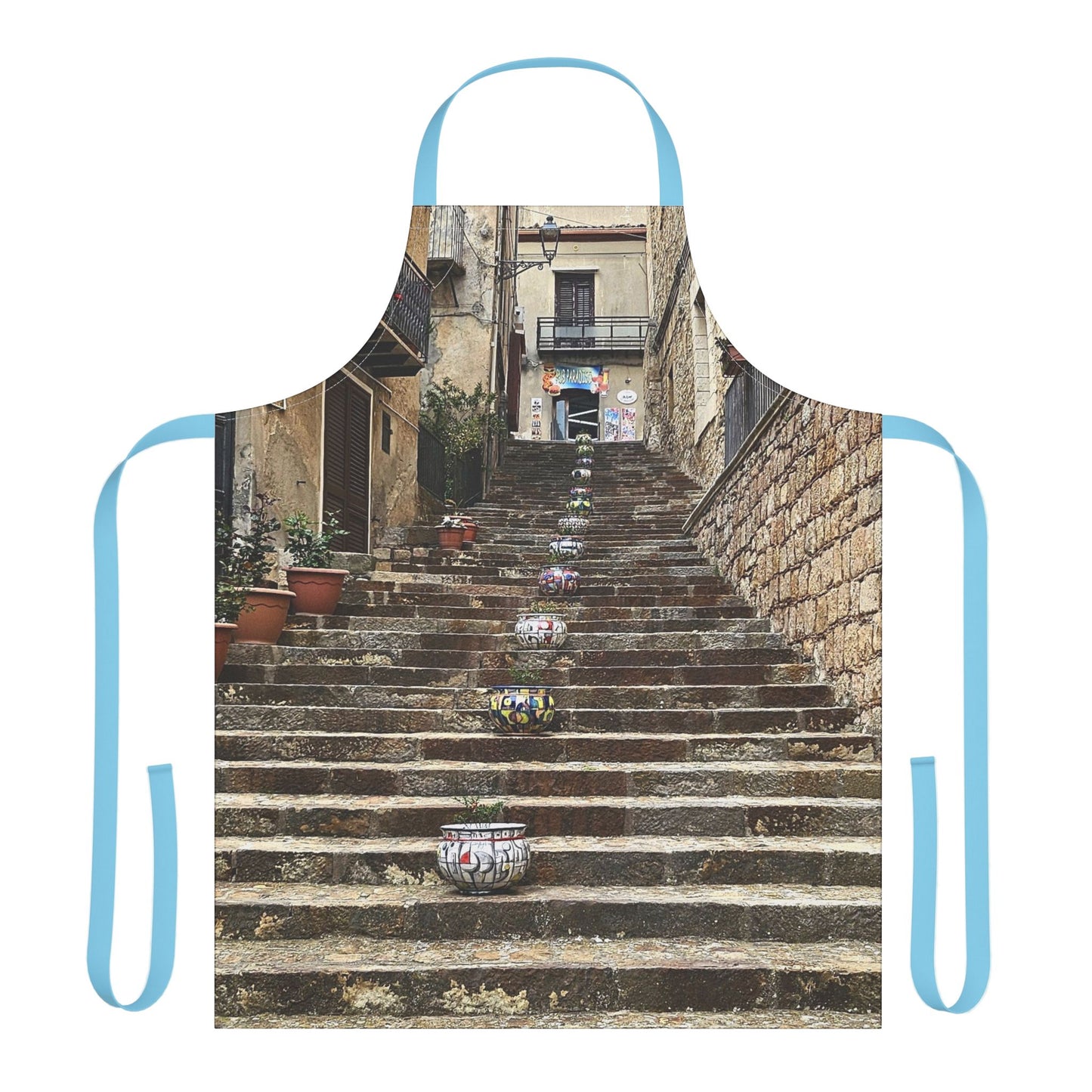 Artistic Sicilian Town Apron with 5-Color Straps, Kitchen Gift for Home Chefs, Unique Cooking Gear, Ideal for Art Lovers, Perfect for [...]
