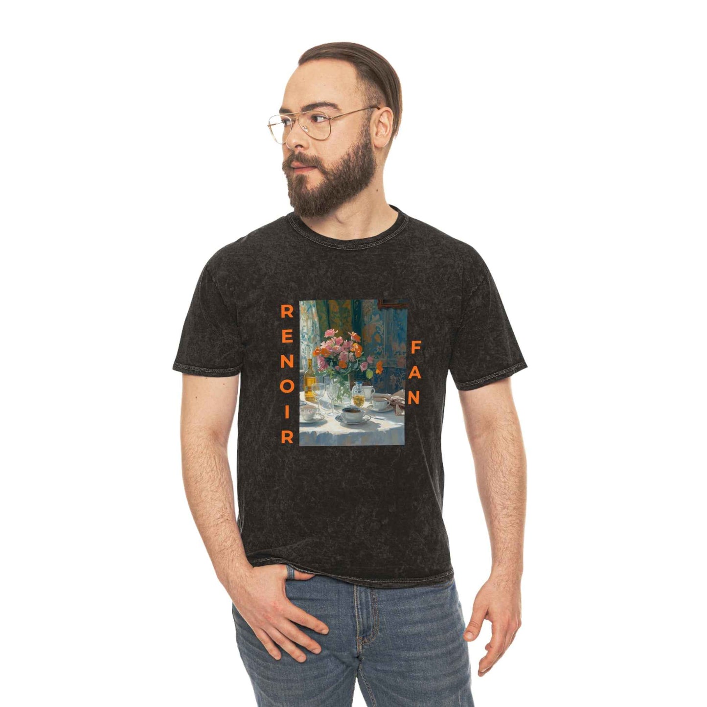 Renoir Floral Still Life Tee Vintage Mineral Wash Cotton