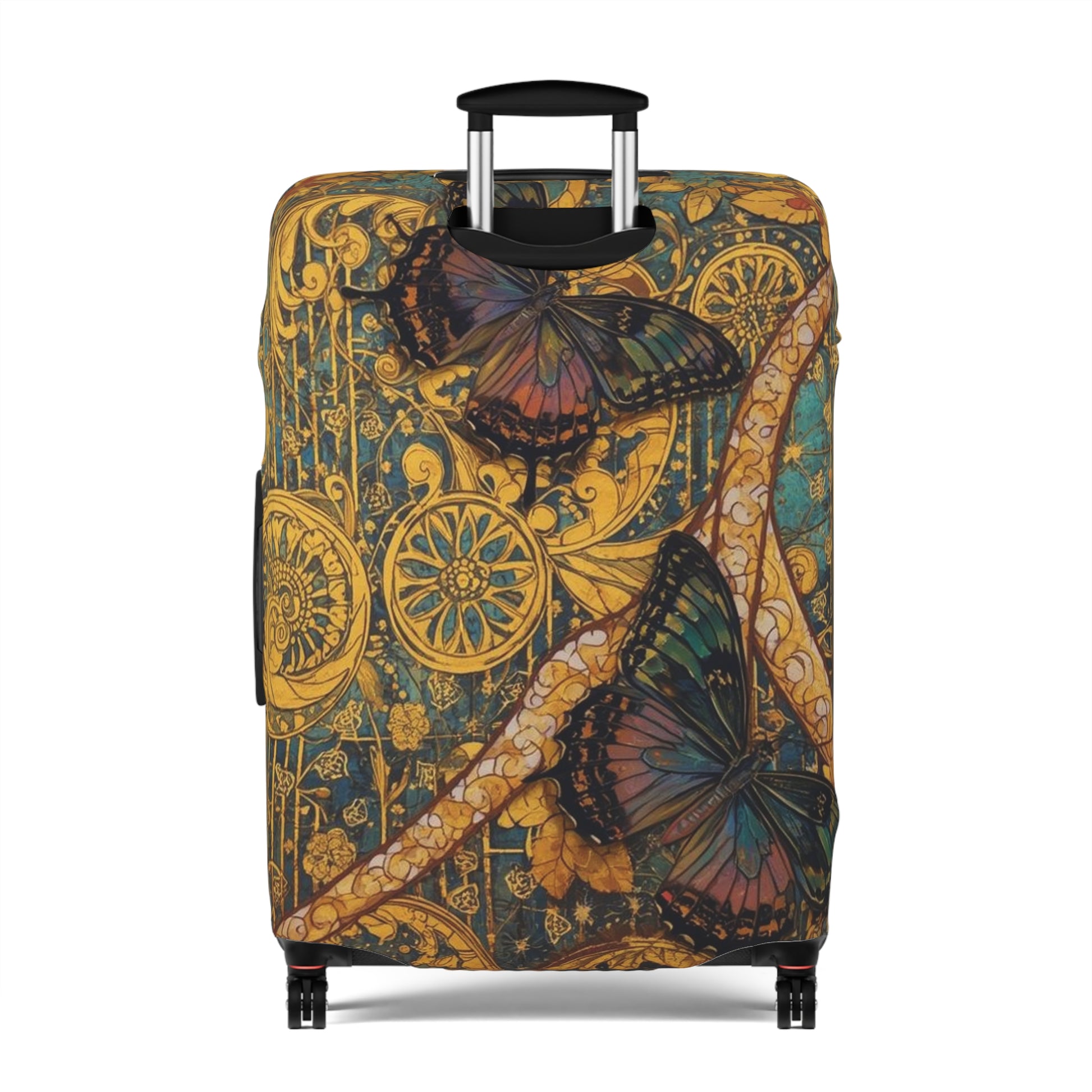 Butterfly Luggage Cover Stylish Suitcase Protector Travel - Rosetta Creative Boutique