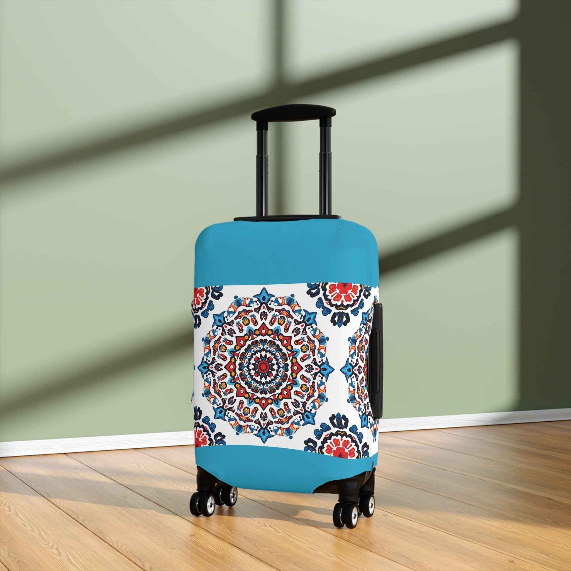 Colorful Mandala Luggage Cover - Travel in Style