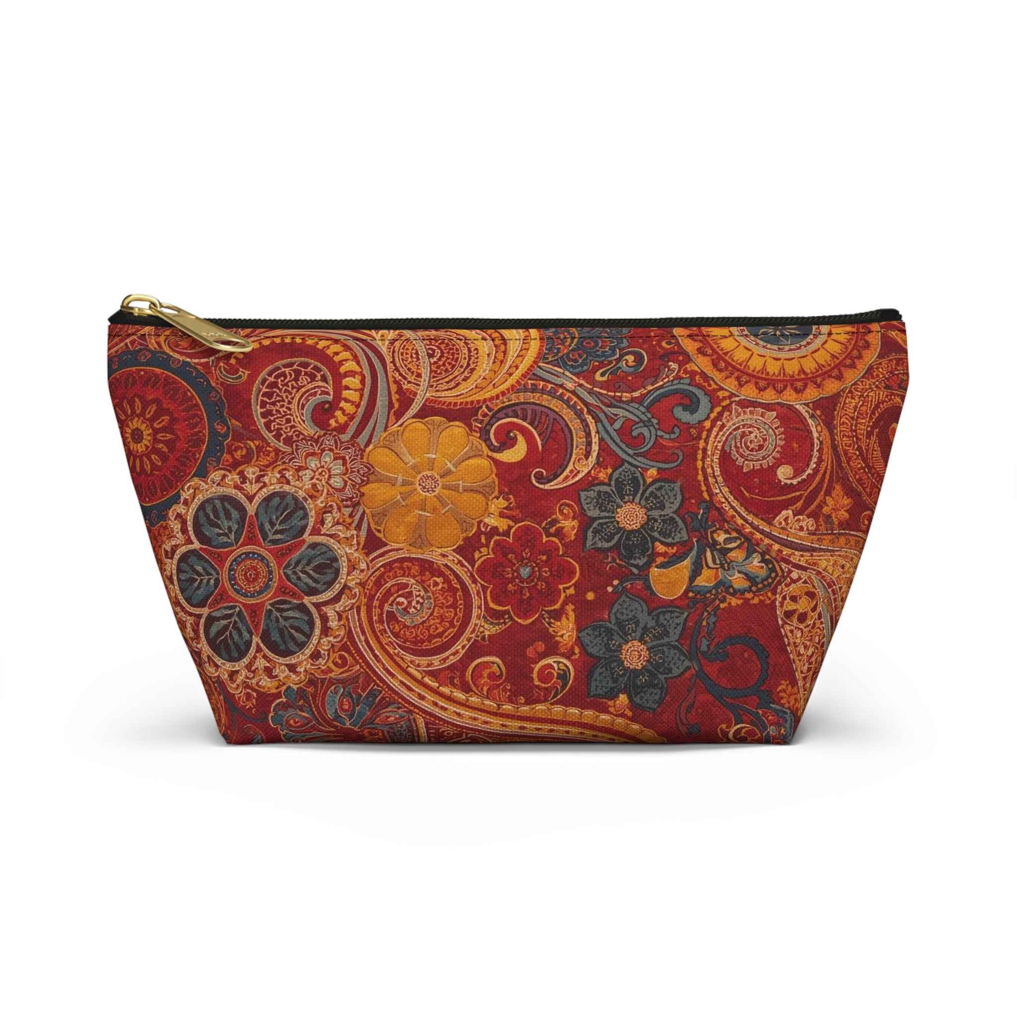 Boho Accessory Pouch with T-bottom Travel Accessory