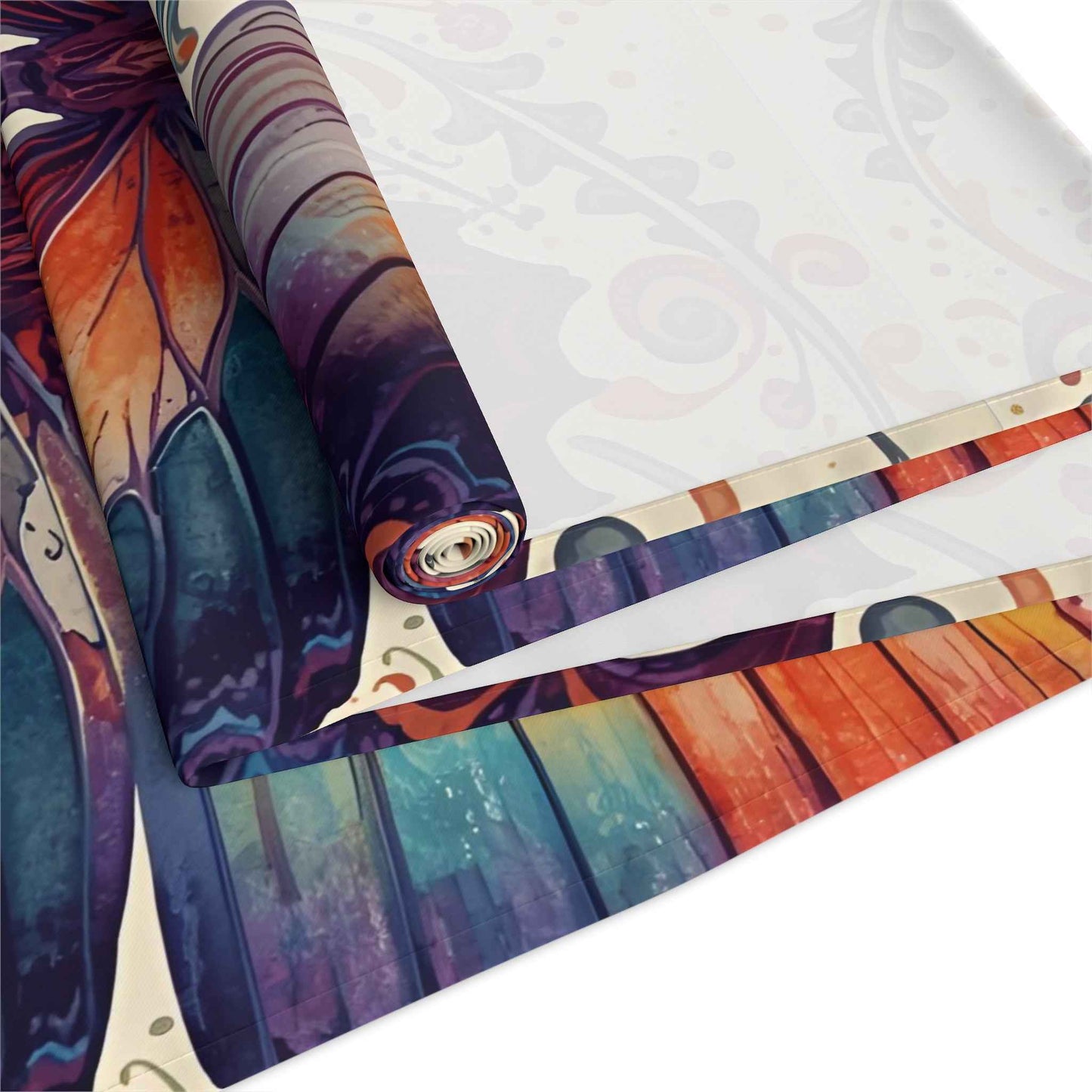 Butterfly Table Runner - Elegant Cotton & Poly Decor for Dining