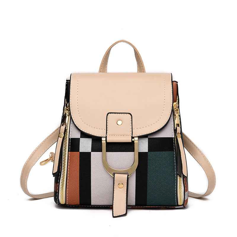 Small Women's Grid Backpack