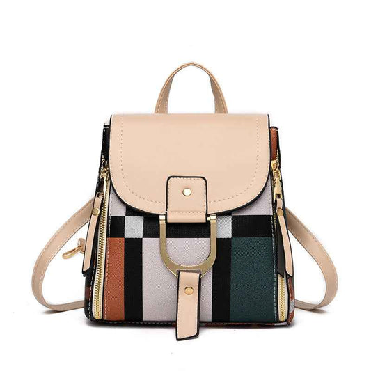Small Women's Grid Backpack