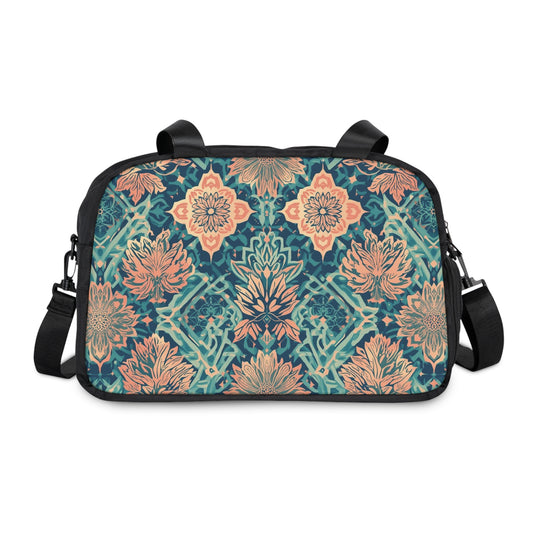 Floral Design Fitness Handbag for Gym Yoga Travel Gift - Rosetta Creative Boutique