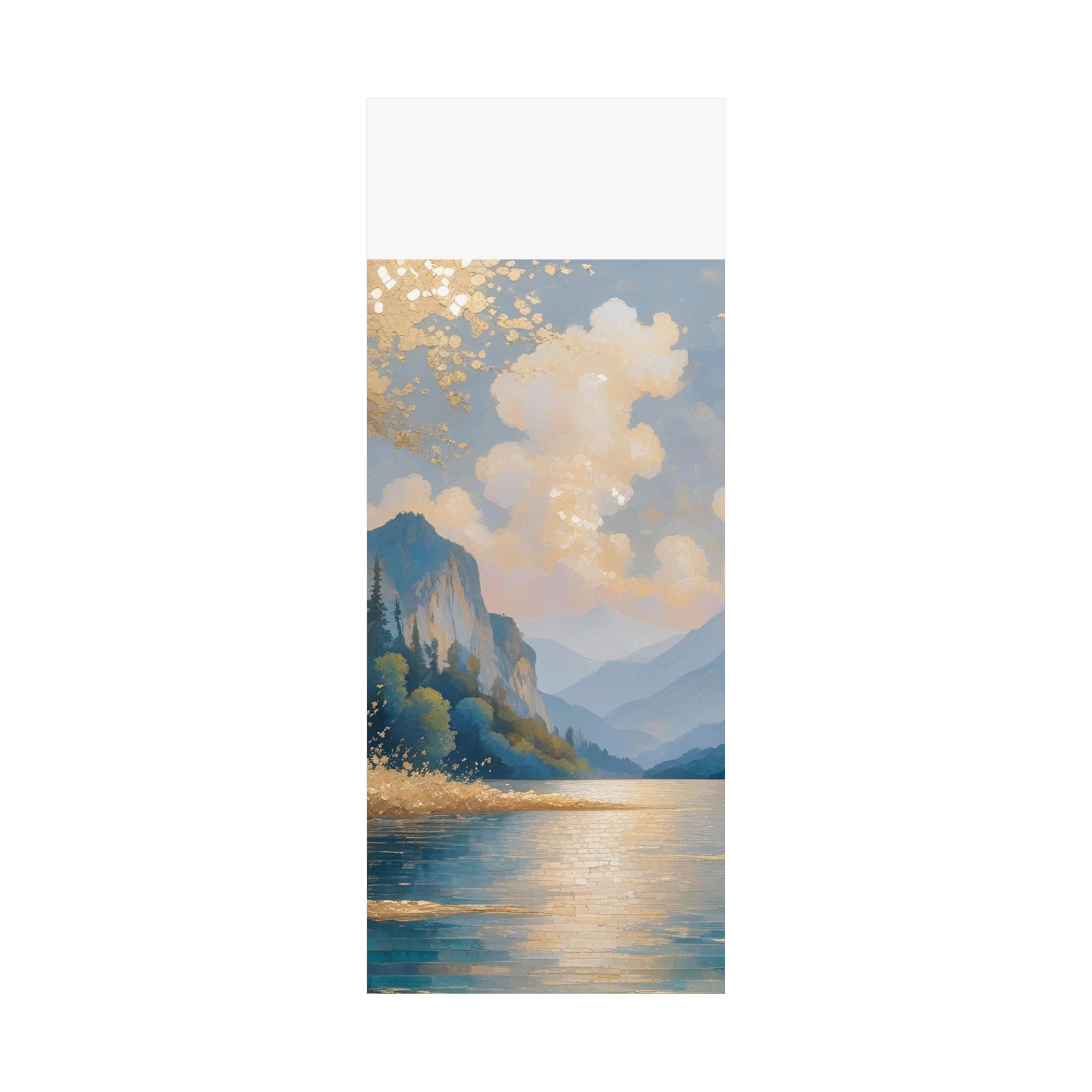 Watercolor Landscape Poster - Serene Satin Wall Art Print for Tranquil Home Decor - Rosetta Creative Boutique