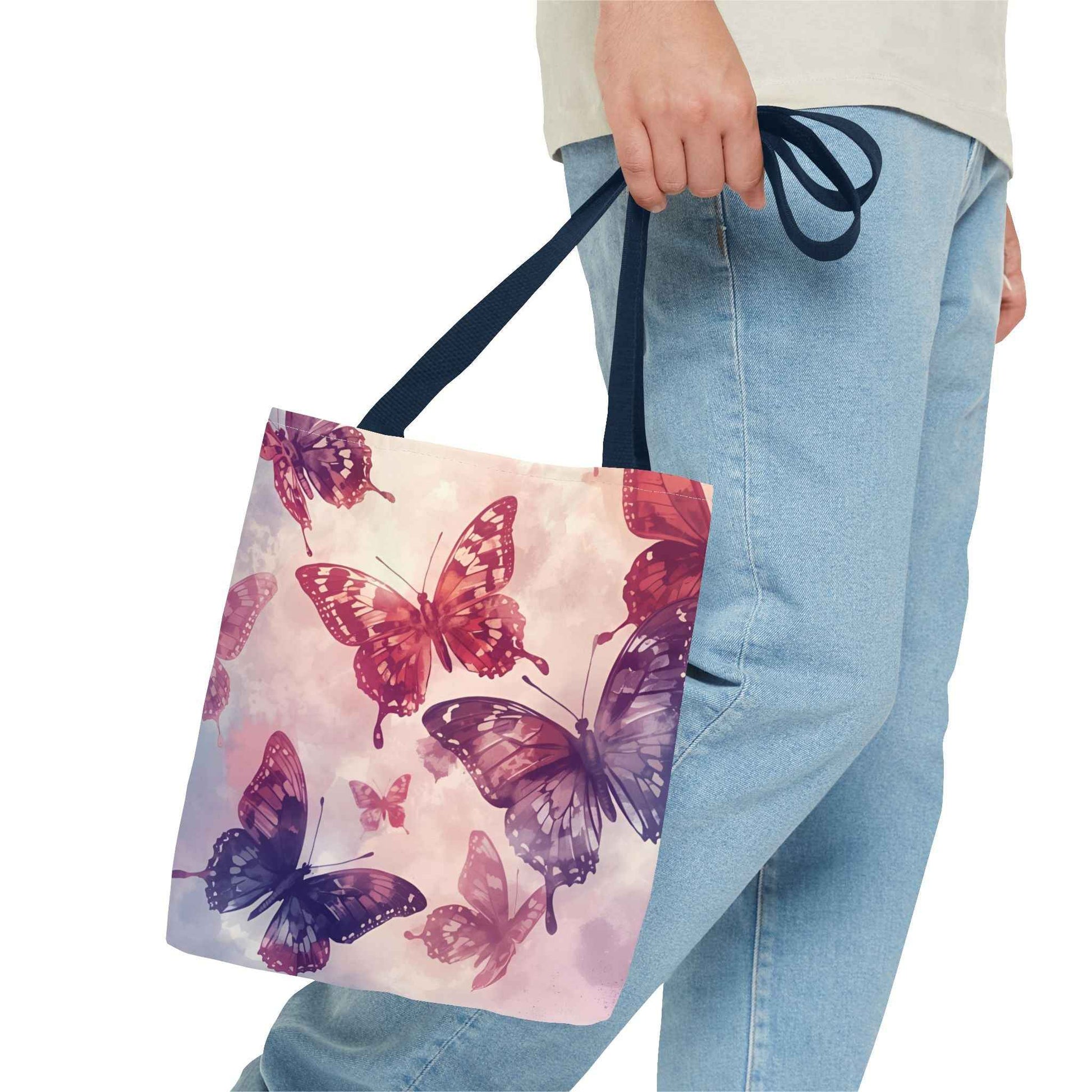 Butterfly Pattern Tote Bag - Stylish Eco-Friendly Canvas Bag