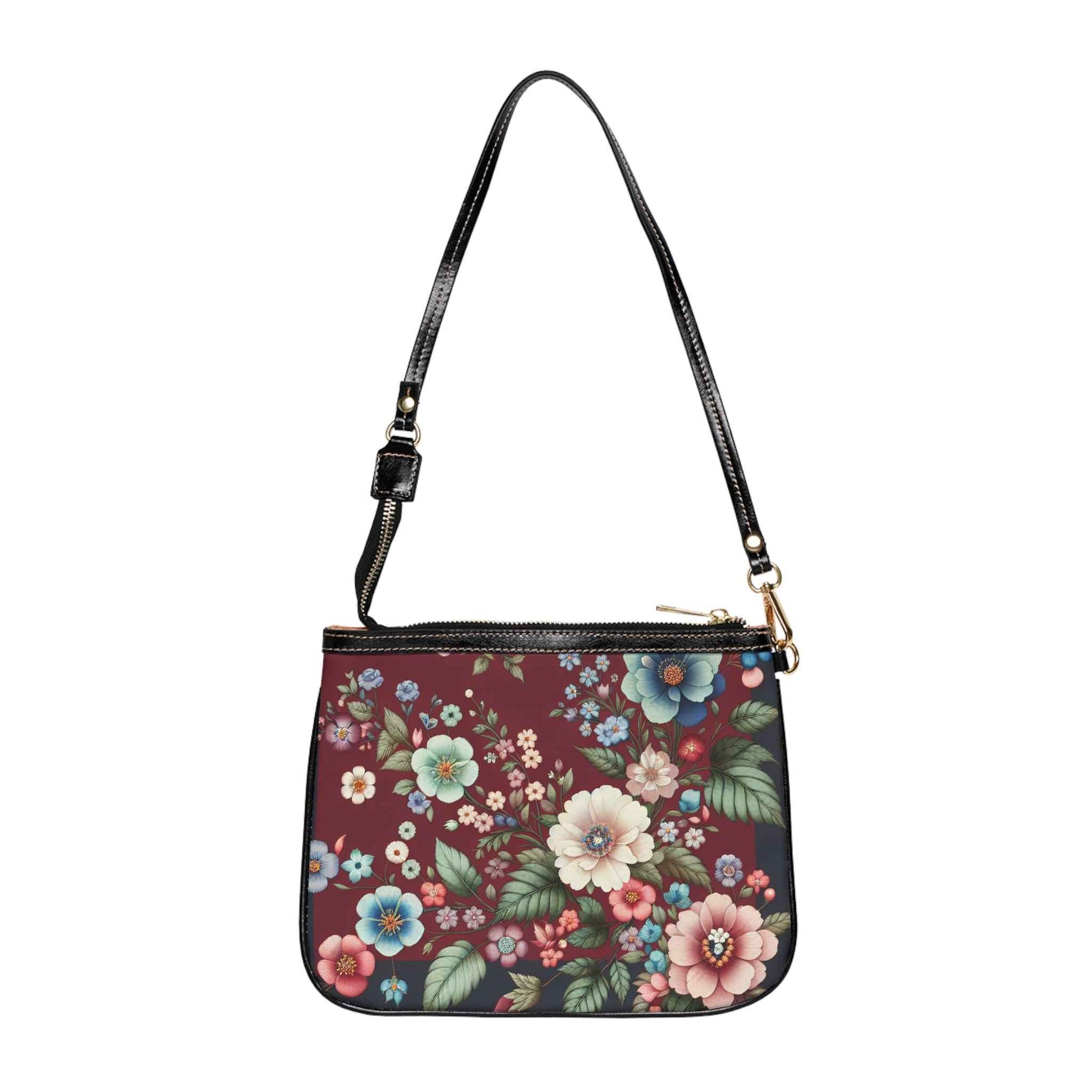 Floral Shoulder Bag - Boho Small Purse for Women, Everyday Crossbody Messenger Bag, Perfect Gift for Her - Rosetta Creative Boutique