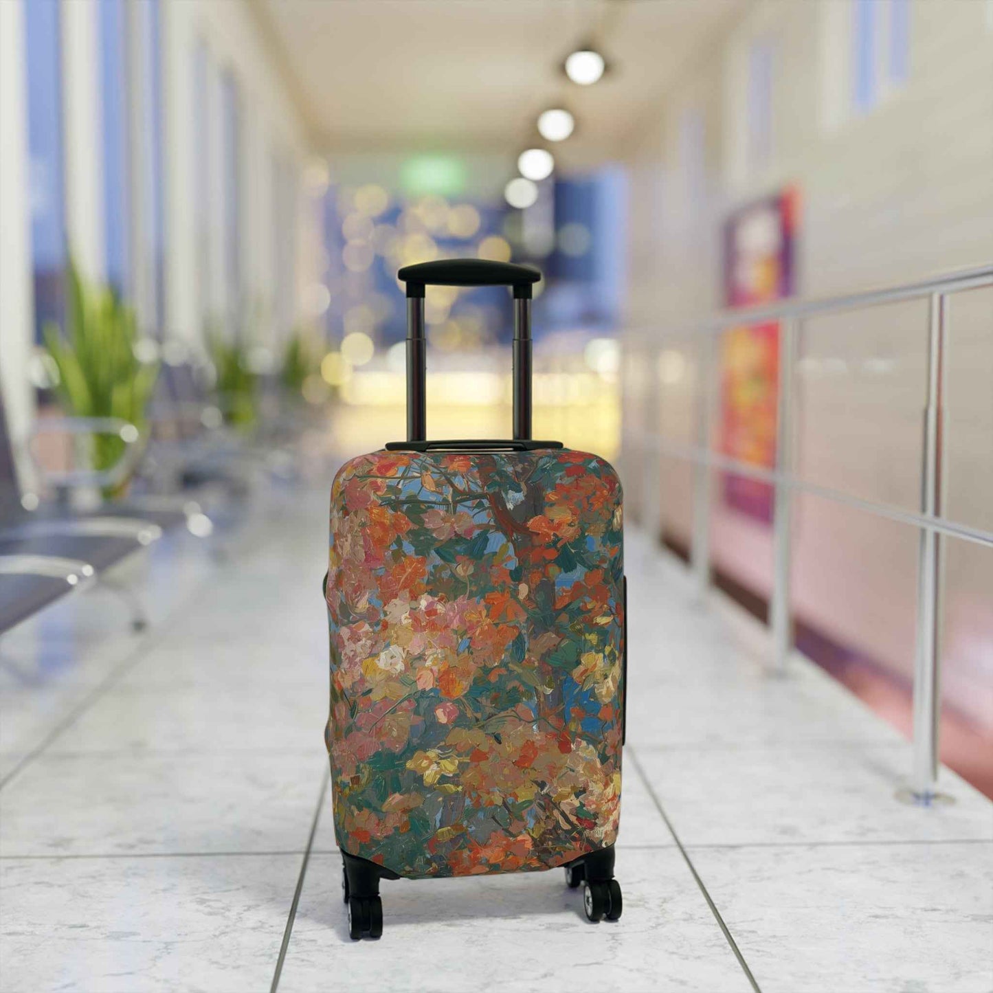 Floral Impressionist Luggage Cover