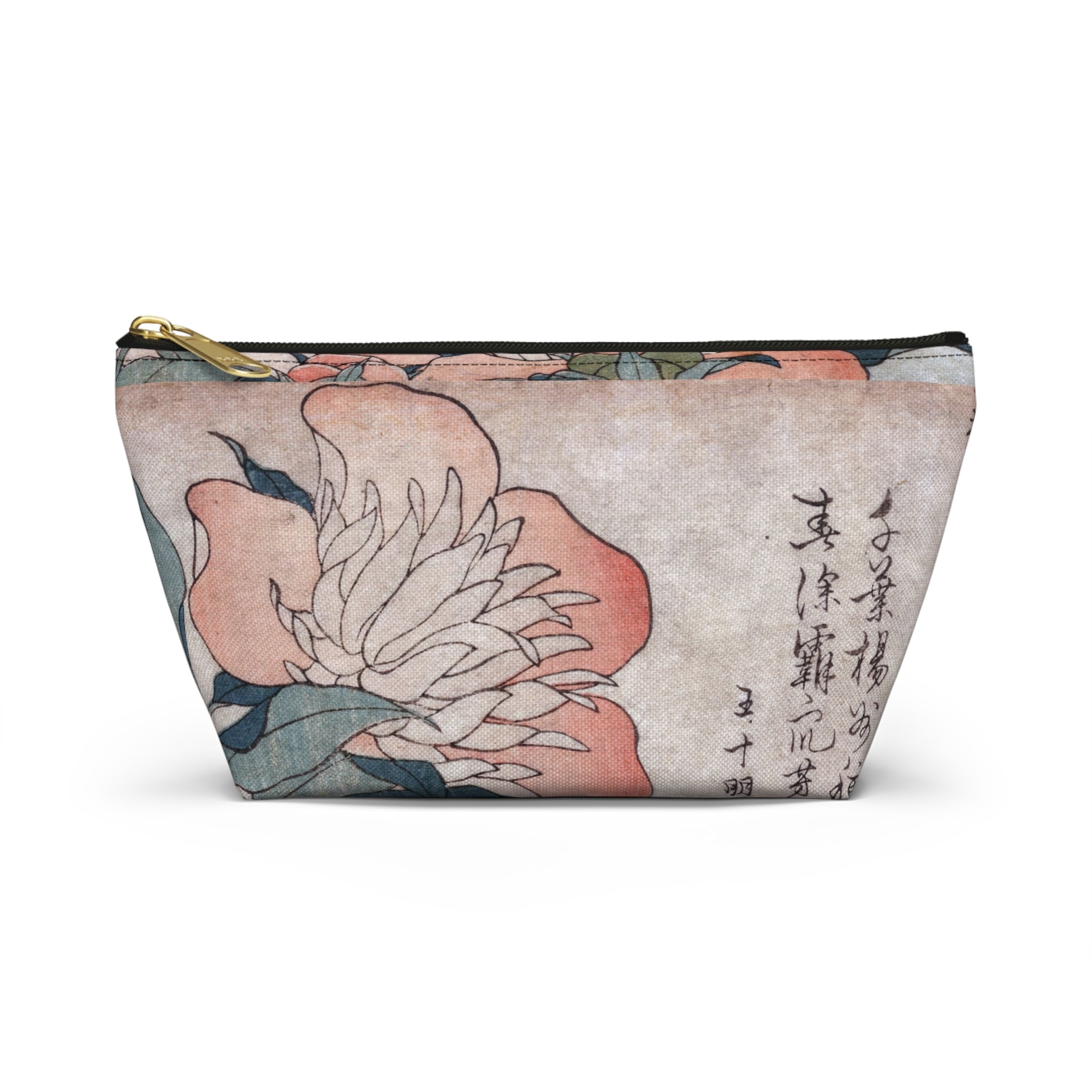 Japanese Floral Accessory Pouch - Vintage Art Makeup Bag, Travel Organizer & Unique Gift for Her - Rosetta Creative Boutique