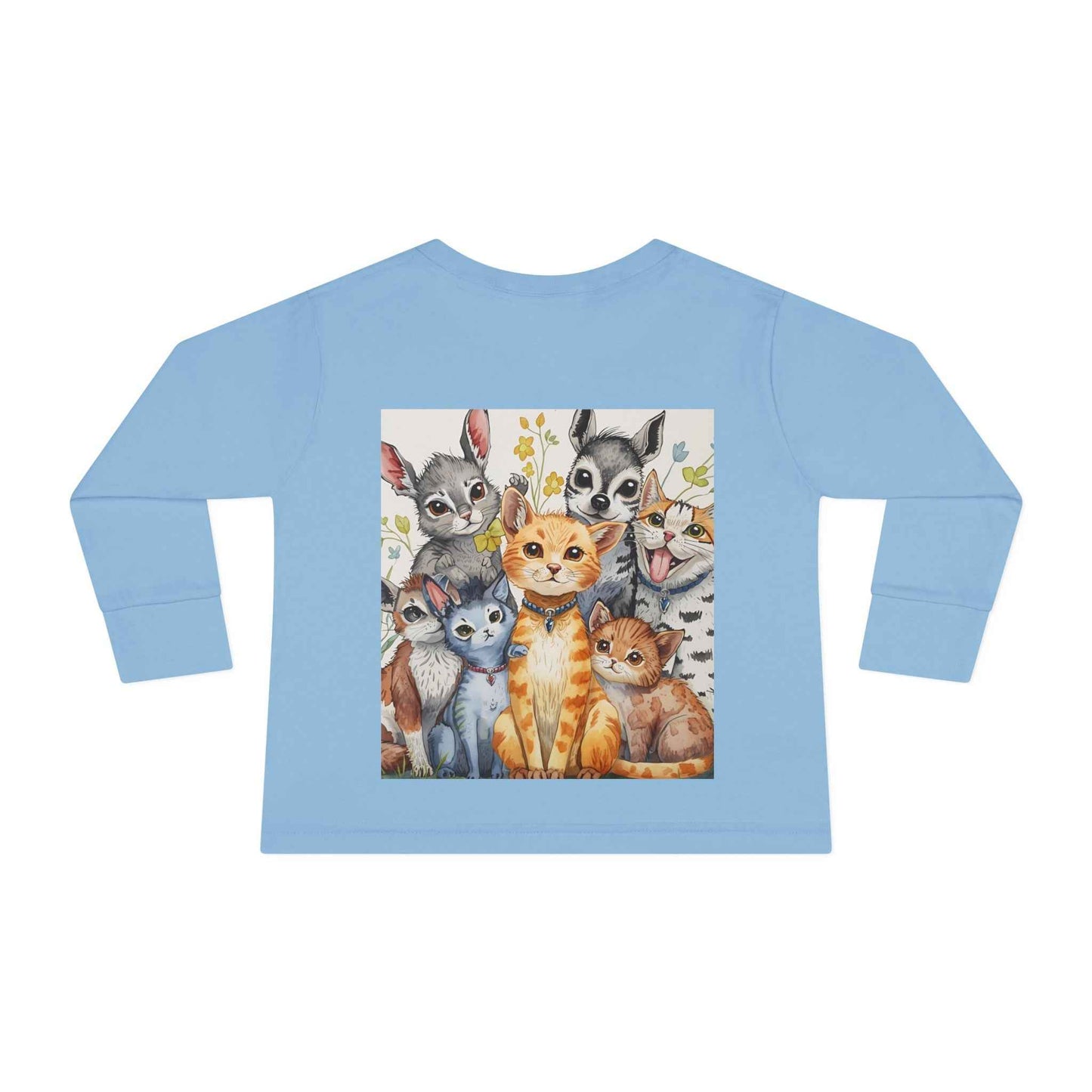 Adorable Animal Friends Toddler Long Sleeve Tee