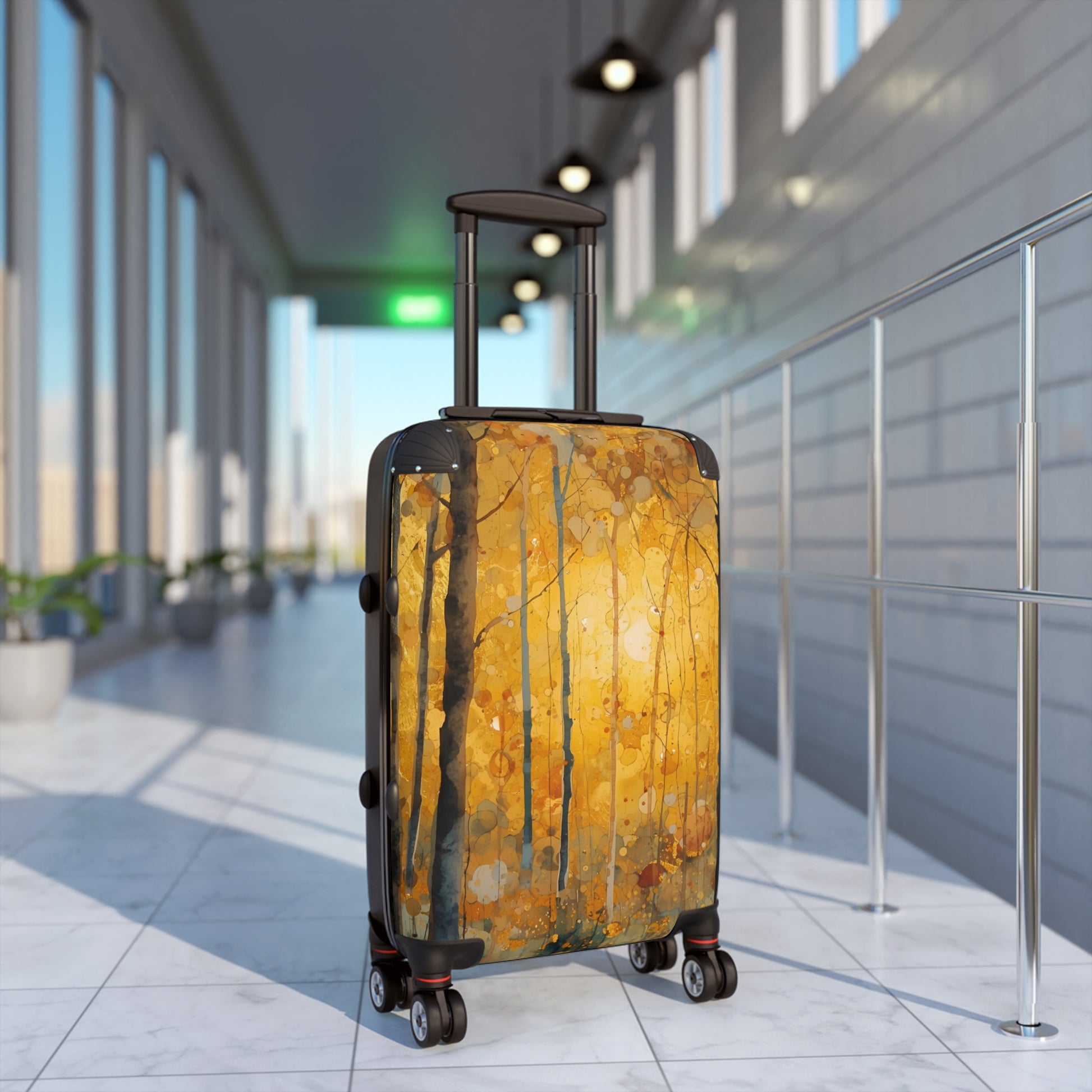 Golden Forest Suitcase Rosetta Creative Boutique Luggage - Rosetta Creative Boutique