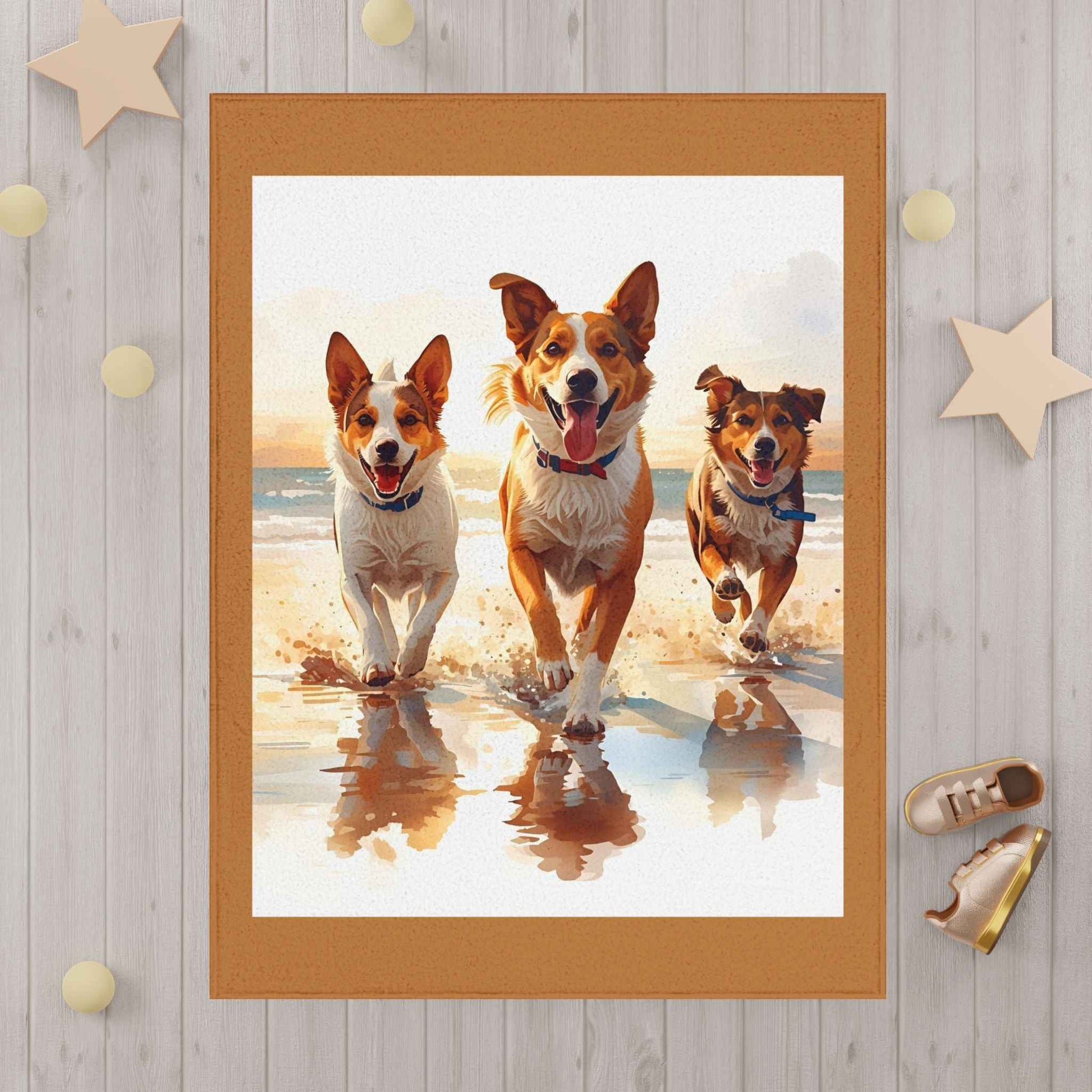 Corgi Fun Toddler Blanket - Cozy Pet-Themed Nursery Decor