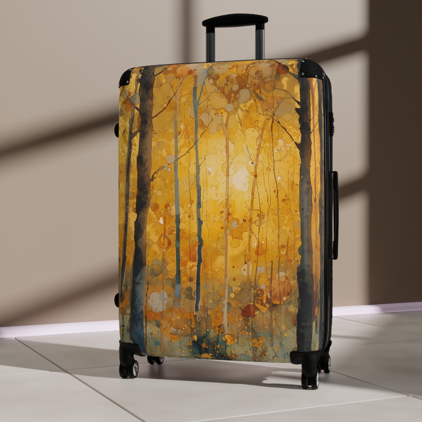 Golden Forest Suitcase Rosetta Creative Boutique Luggage - Rosetta Creative Boutique