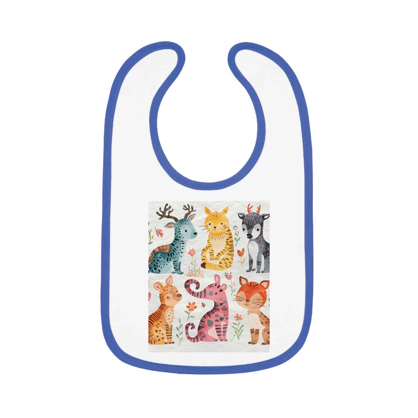 Adorable Animal Print Baby Bib for Messy Mealtimes