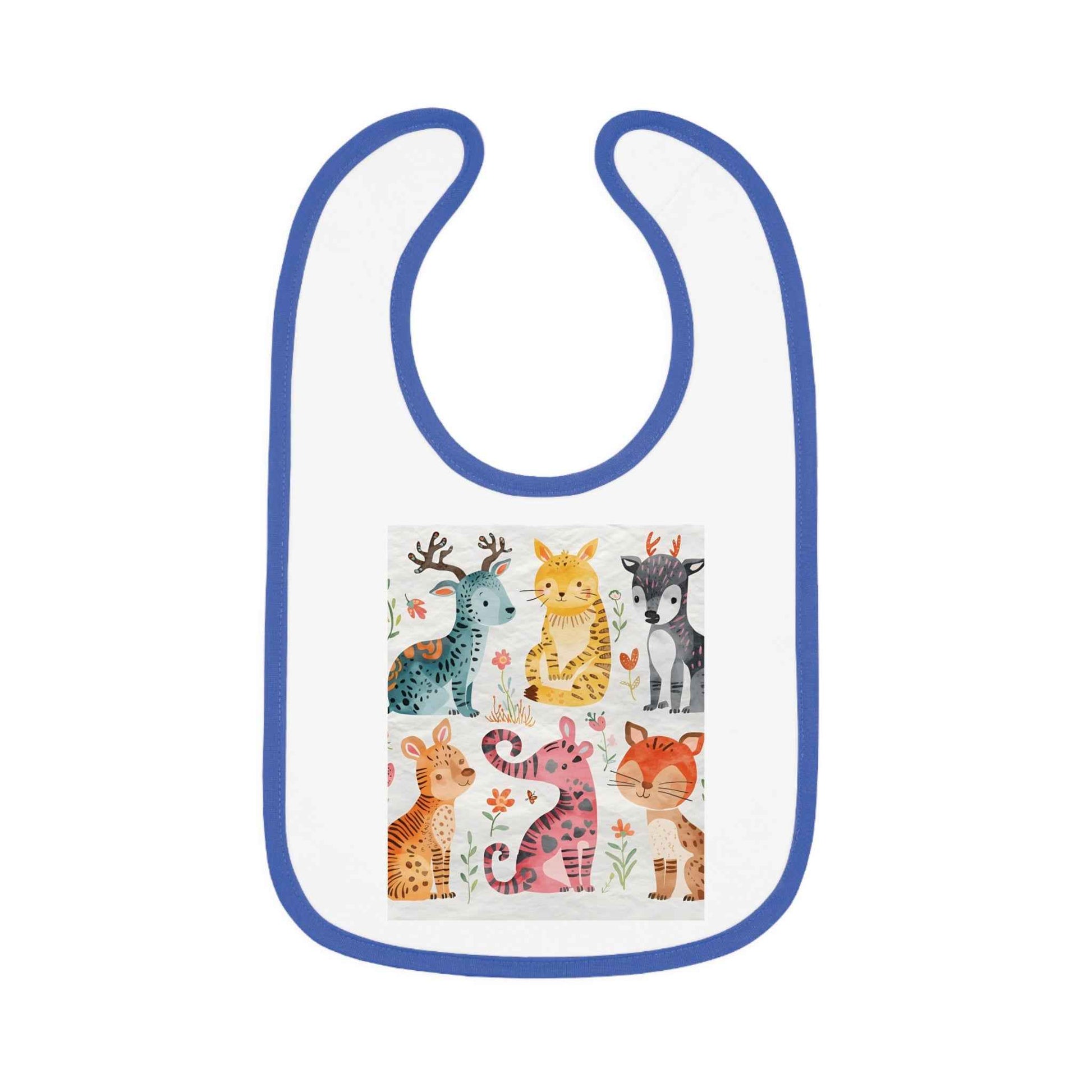 Adorable Animal Print Baby Bib for Messy Mealtimes