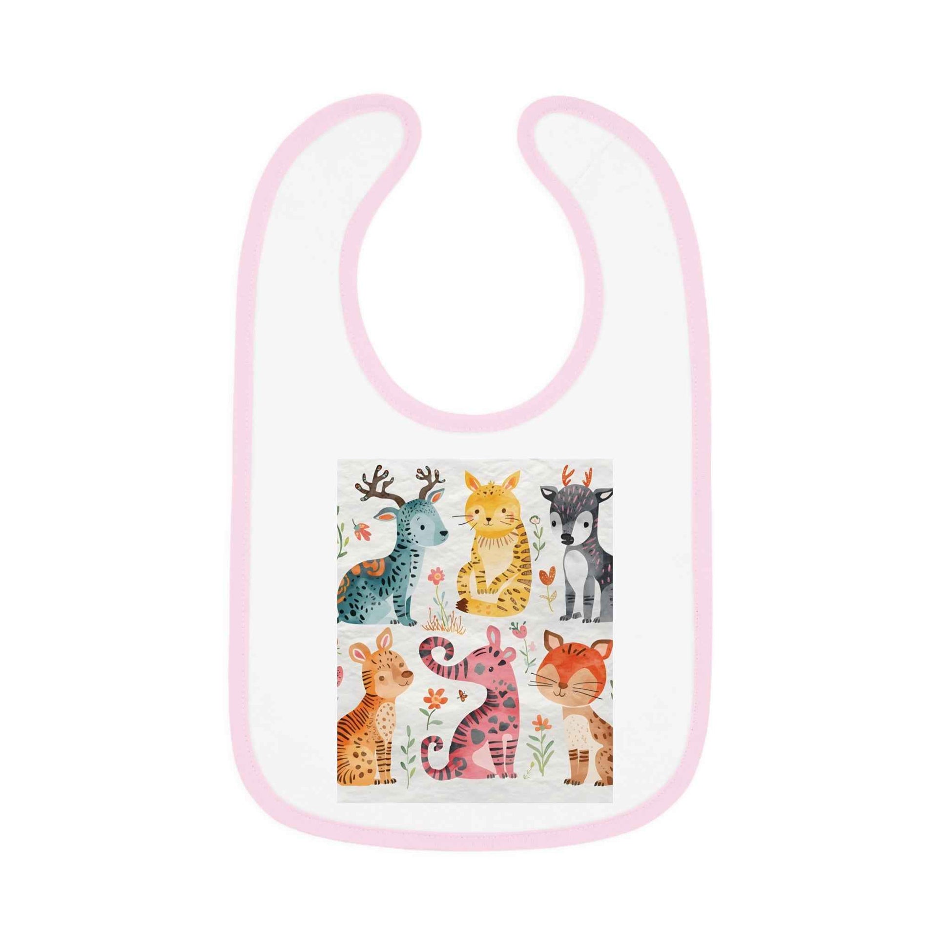 Adorable Animal Print Baby Bib for Messy Mealtimes