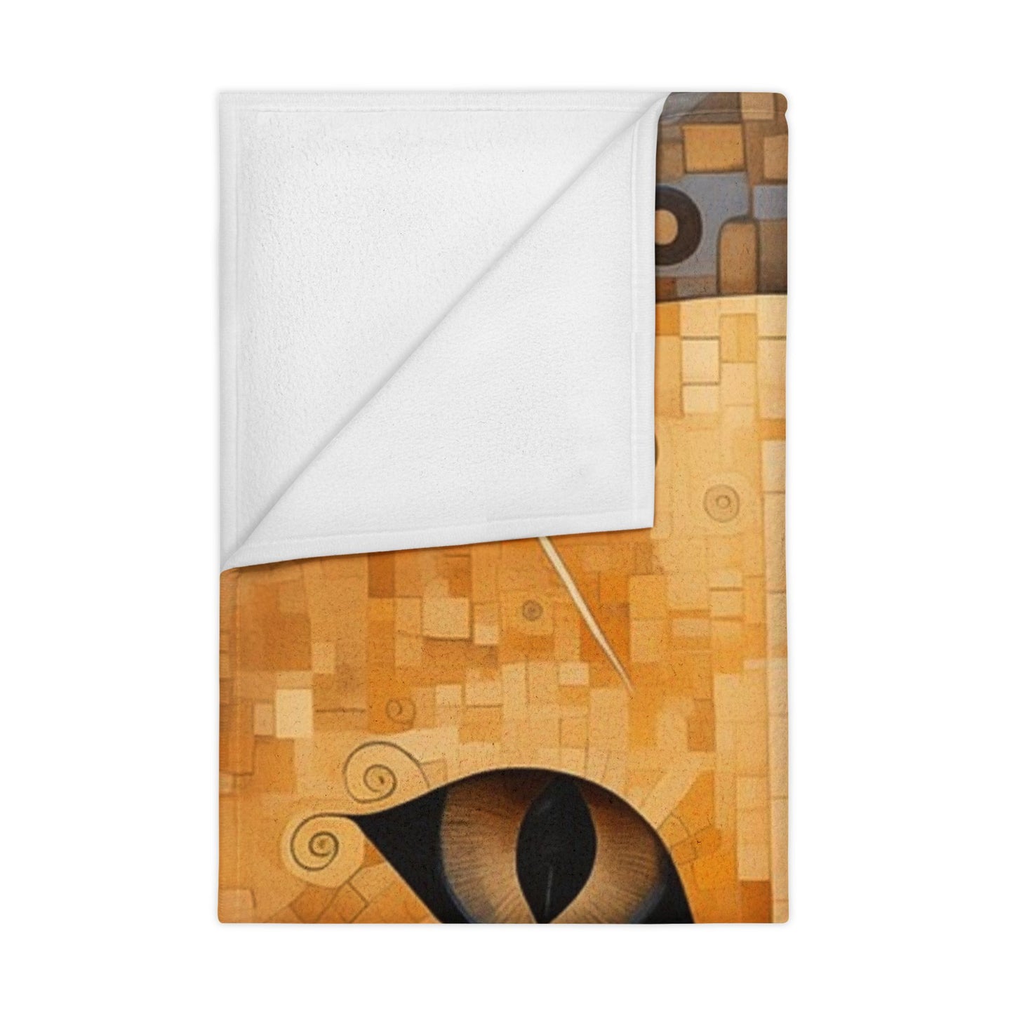 Artistic Cat Toddler Blanket – Cozy, Colorful, and Perfect for Kids