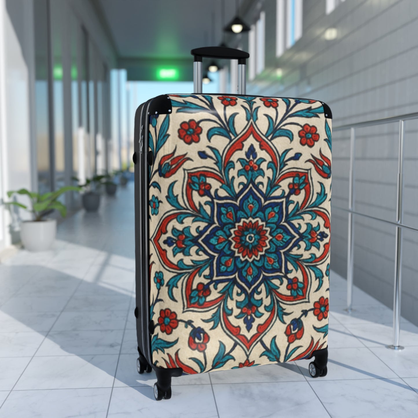 Turkish Design Travel Luggage | Exclusive by Rosetta Creative Boutique | Trendy Carry-On | Vacation Essentials | Durable Travel Bag - Rosetta Creative Boutique