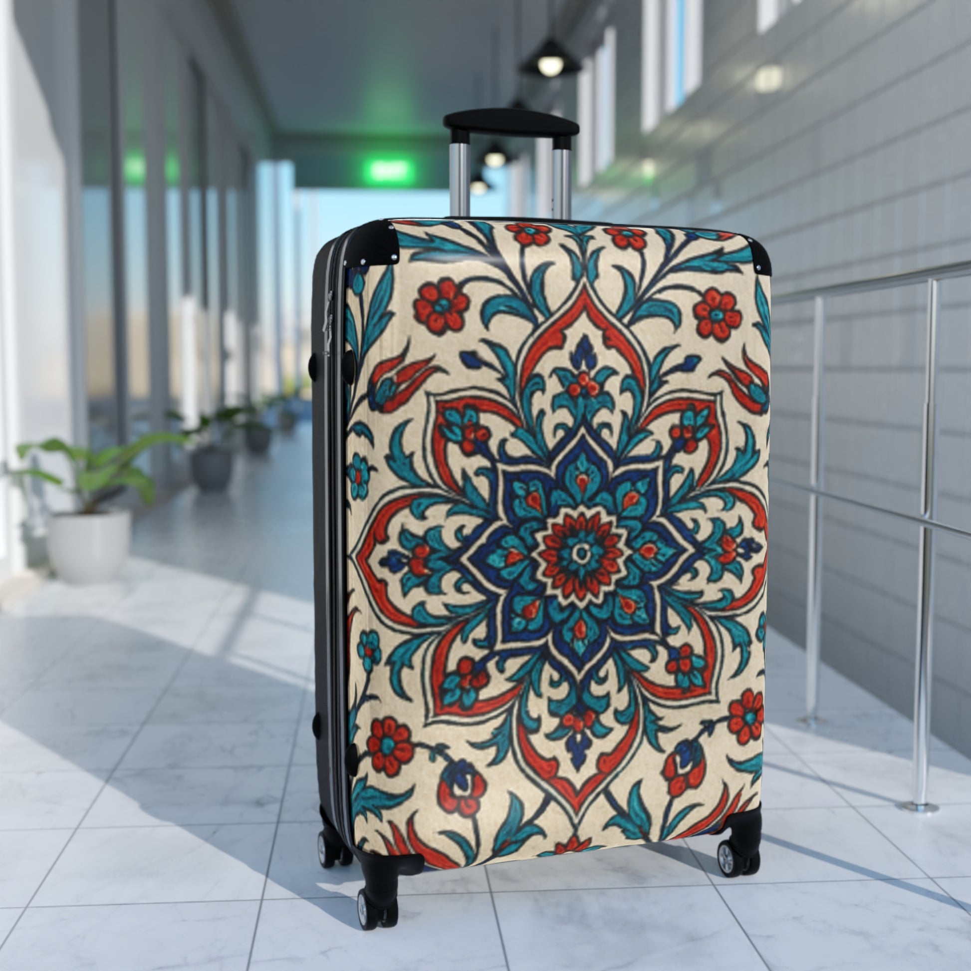Turkish Design Travel Luggage | Exclusive by Rosetta Creative Boutique | Trendy Carry-On | Vacation Essentials | Durable Travel Bag - Rosetta Creative Boutique