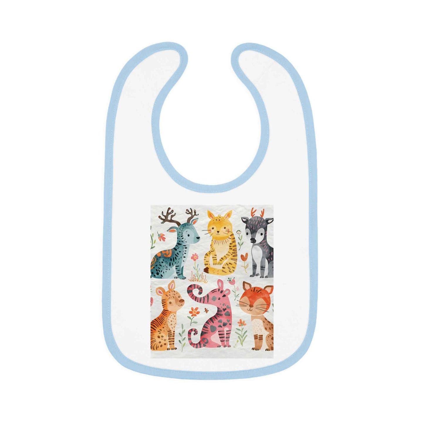 Adorable Animal Print Baby Bib for Messy Mealtimes